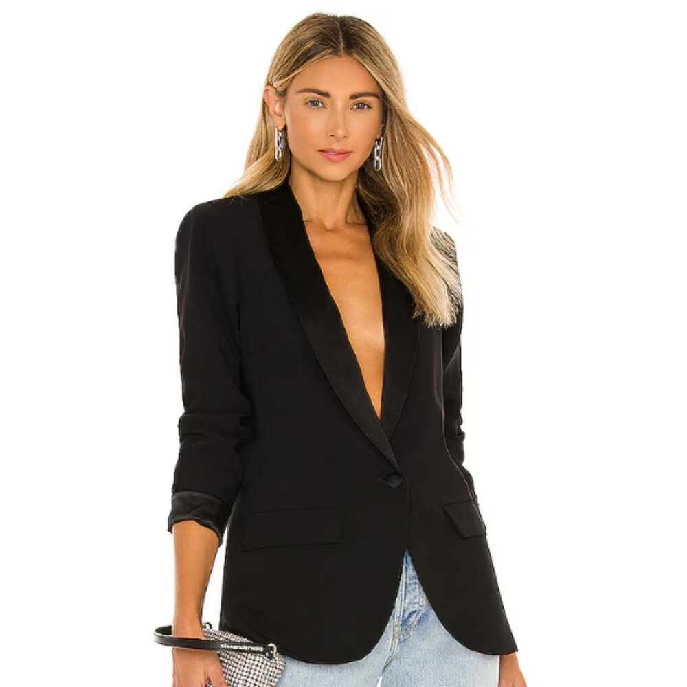 Amanda Uprichard Black Blazer